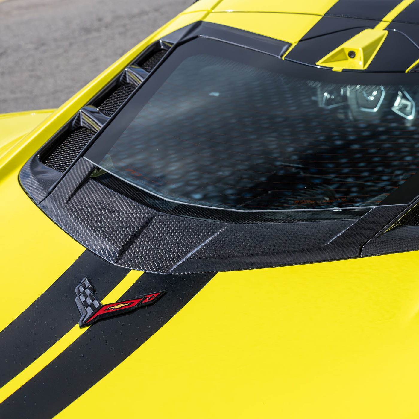 C8 z06 carbon fiber trim piece by RSC