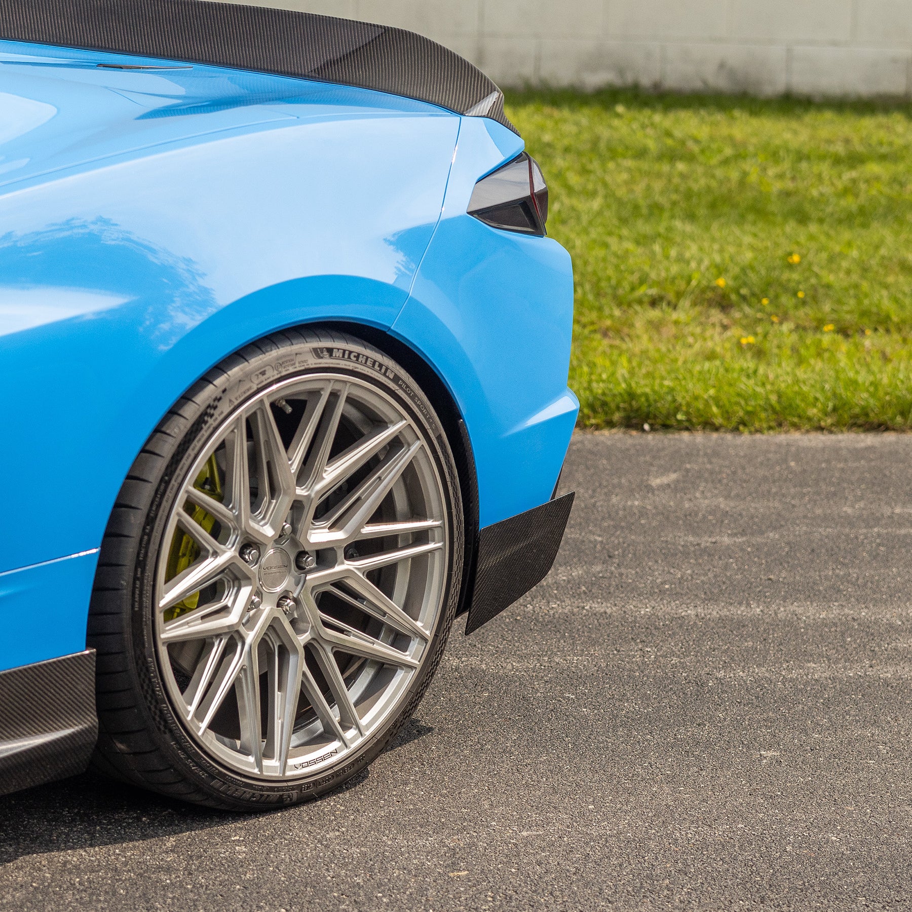 RSC C8 Rear Canards & Mud Flaps | Carbon Fiber | Corvette C8 Stingray ...