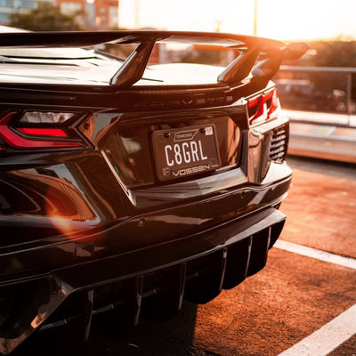 C8 Corvette Carbon Fiber Rear Diffuser