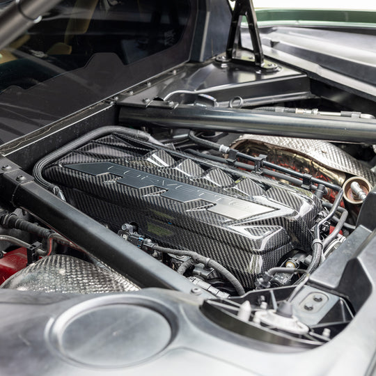 C8 Corvette Carbon Fiber Engine Cover