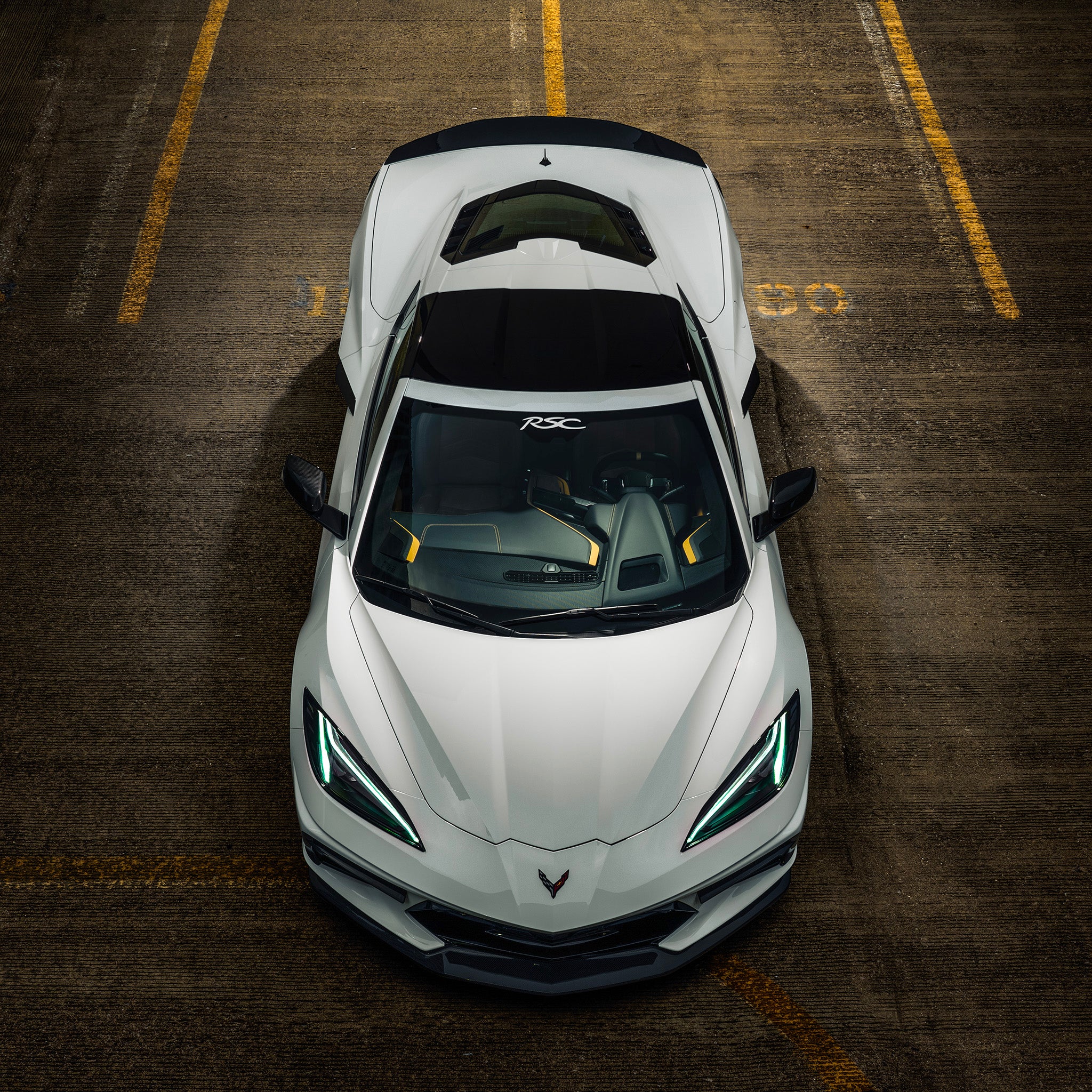Corvette C8 Stingray Carbon Fiber Front Splitter - RSC GT Front