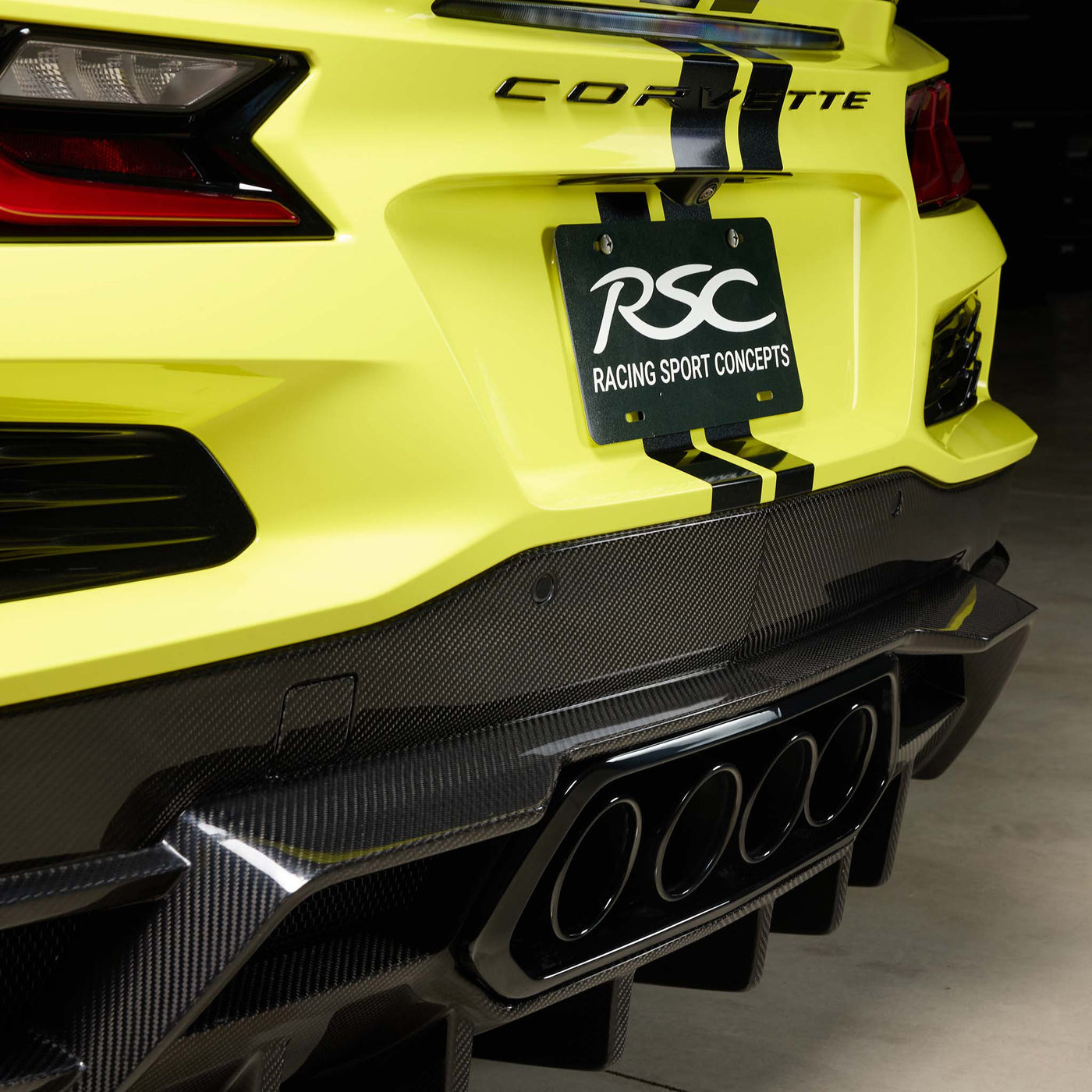 RSC | Z06 Rear Diffuser Package | Carbon Fiber | Corvette C8 Z06 Coupe ...