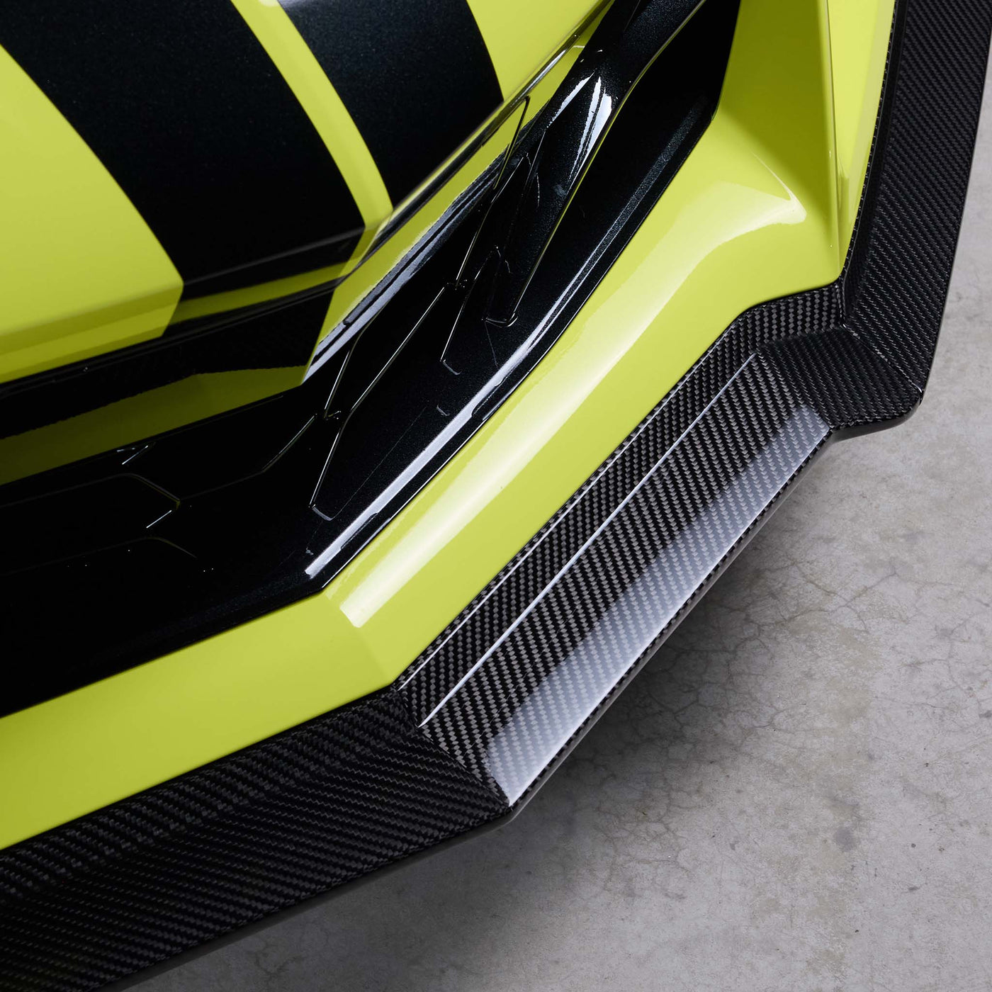 C8 Corvette Z06 with Racing Sport Concepts Z07 Front Splitter