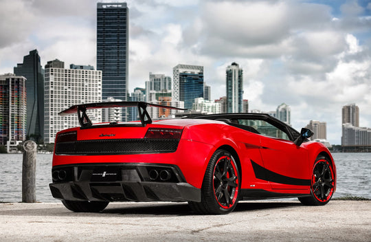 Rsc Carbon Fiber Side Skirts For Gallardo &amp; Lp560 Tuning