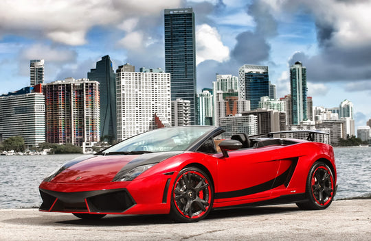 Rsc Carbon Fiber Side Skirts For Gallardo &amp; Lp560 Tuning