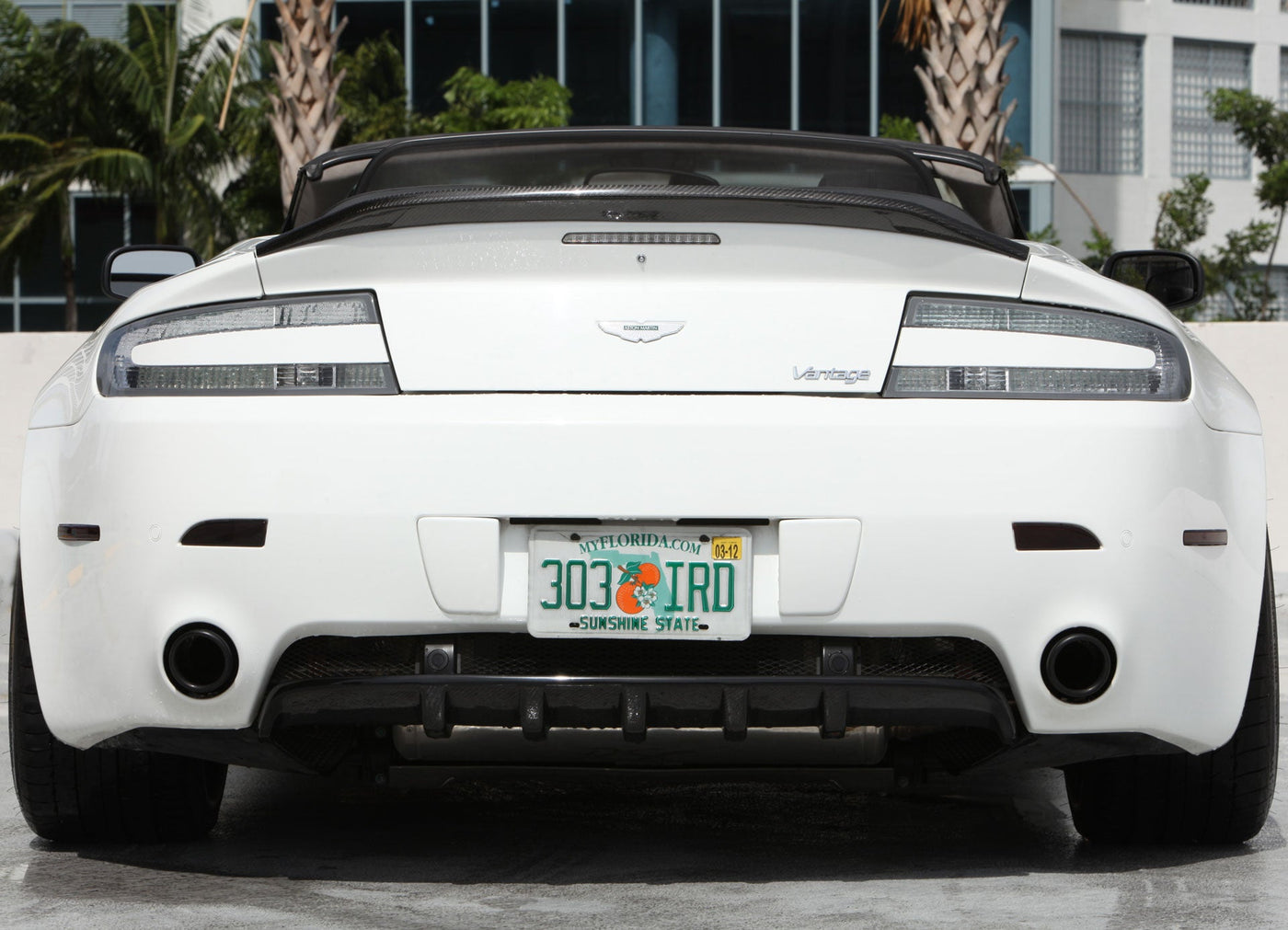 Carbon Fiber Rear Spoiler For Aston Martin Vantage Motor Vehicle Frame & Body Parts