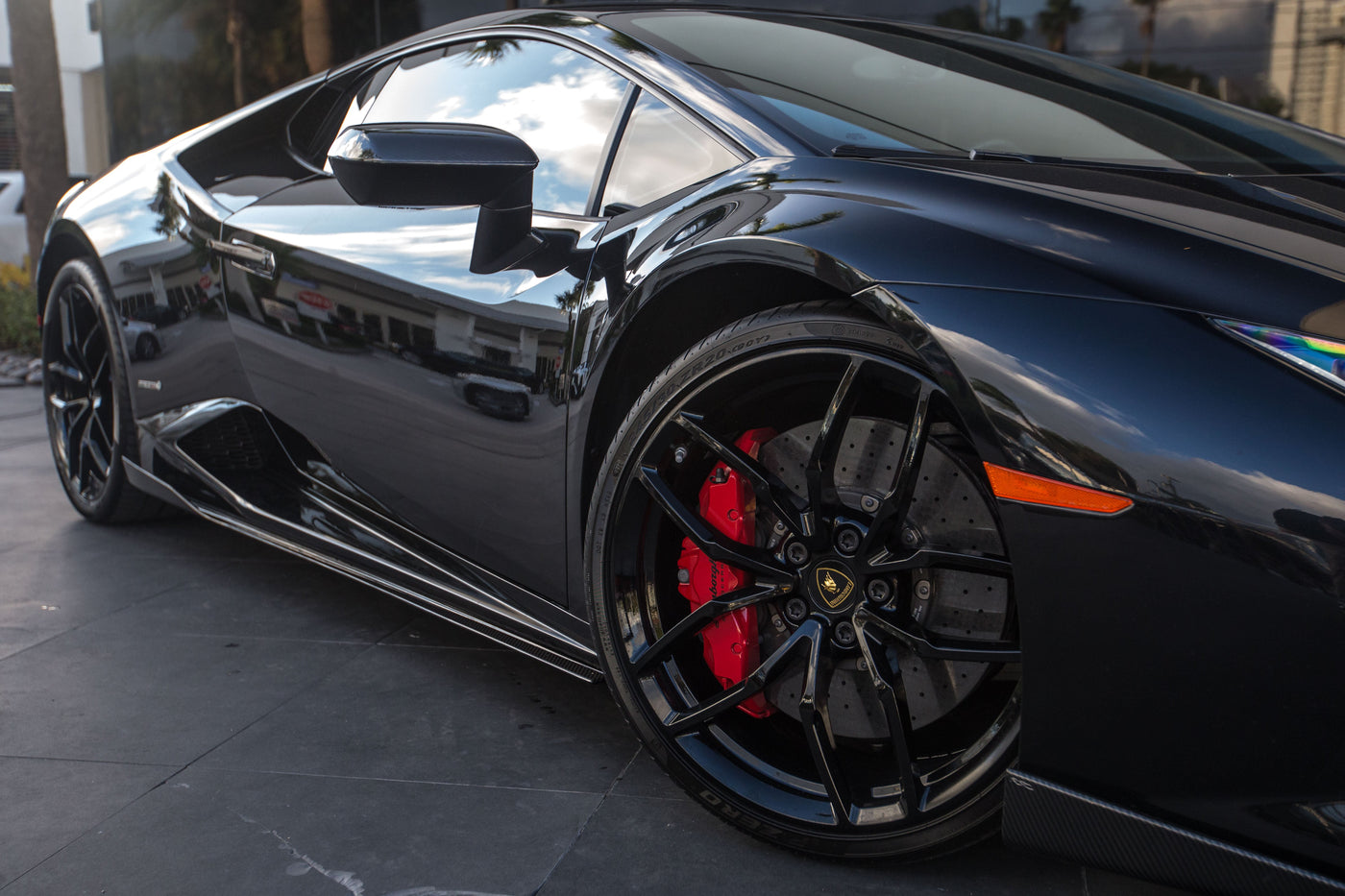 Carbon Fiber Side Skirts For Lamborghini Huracan