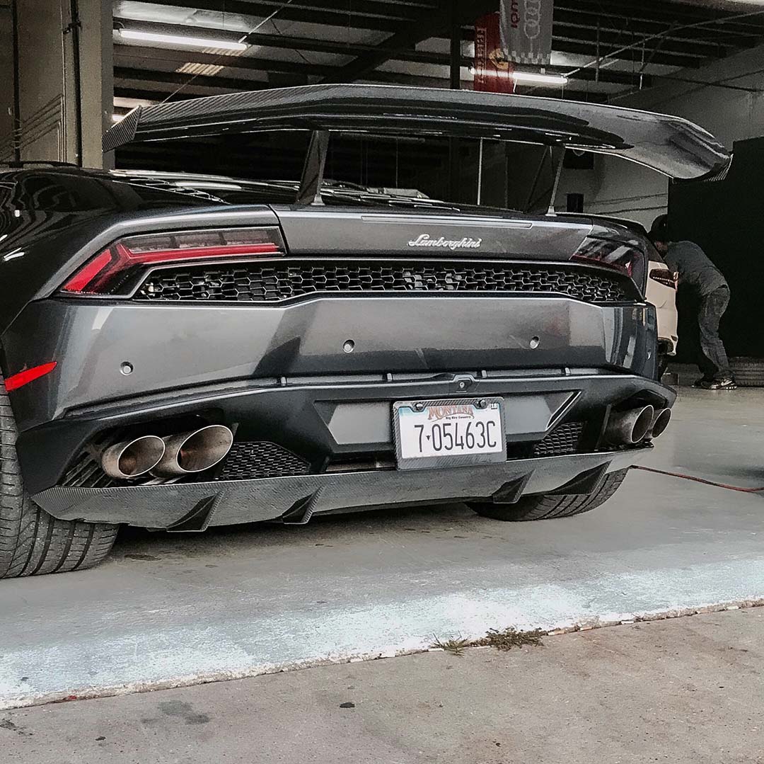 Cs680 Carbon Fiber Wing For Lamborghini Huracan Lp610-4 And Lp580-2 By Racing Sport Concepts