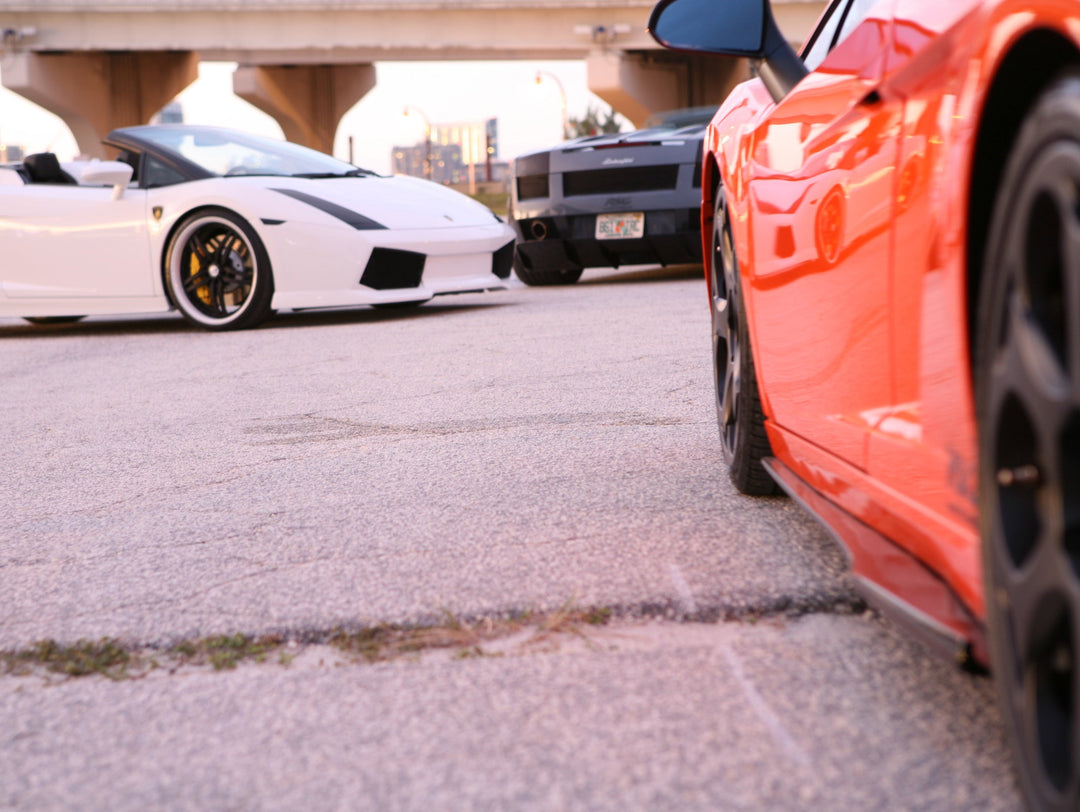 Rsc Carbon Fiber Side Skirts For Gallardo &amp; Lp560 Tuning