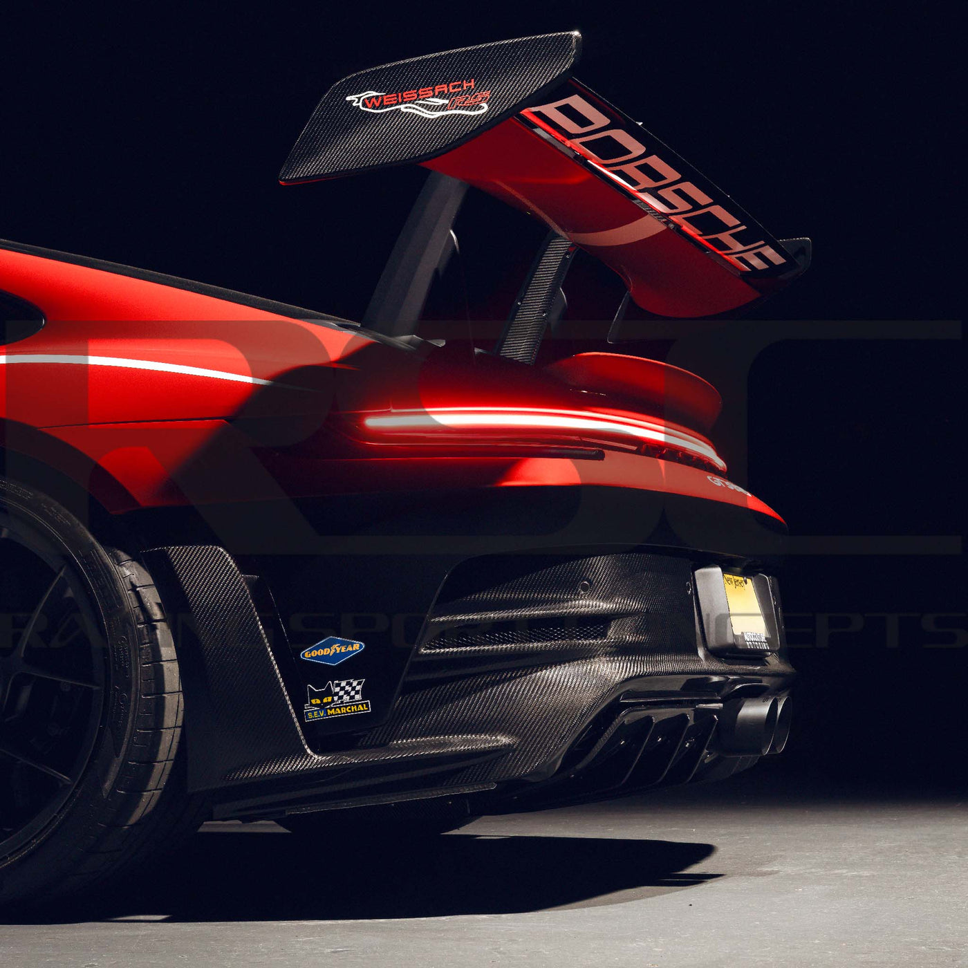 Wing End Plates | Carbon Fiber | Porsche 992.1 GT3 RS