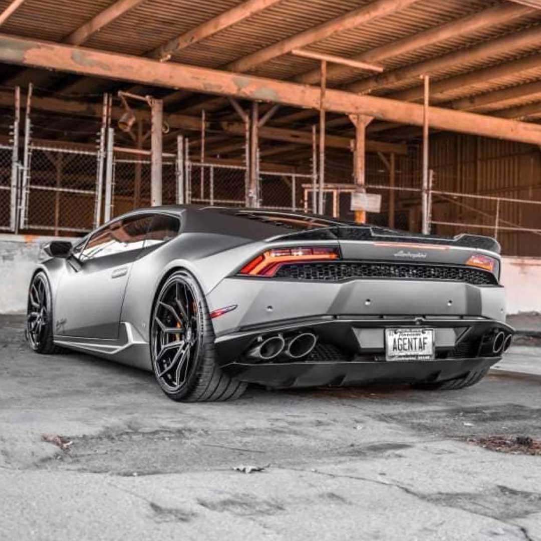 3pc carbon fiber ducktail spoiler for Lamborghini Huracan LP610 and LP580