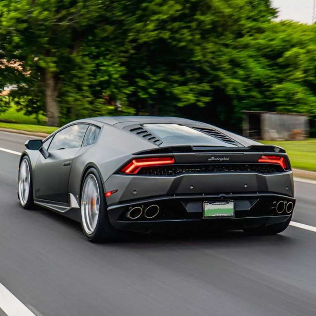 Racing Sport Concepts Rolling Shot 3pc carbon fiber ducktail spoiler for Lamborghini Huracan LP610 and LP580