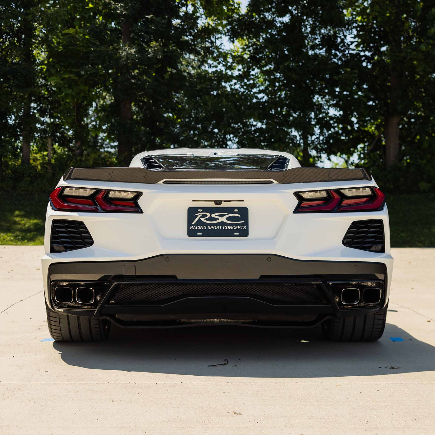 Corvette Concept Rear RSC | GS Rear Spoiler | Carbon Fiber | C8 Corvette Stingray Carbon ...