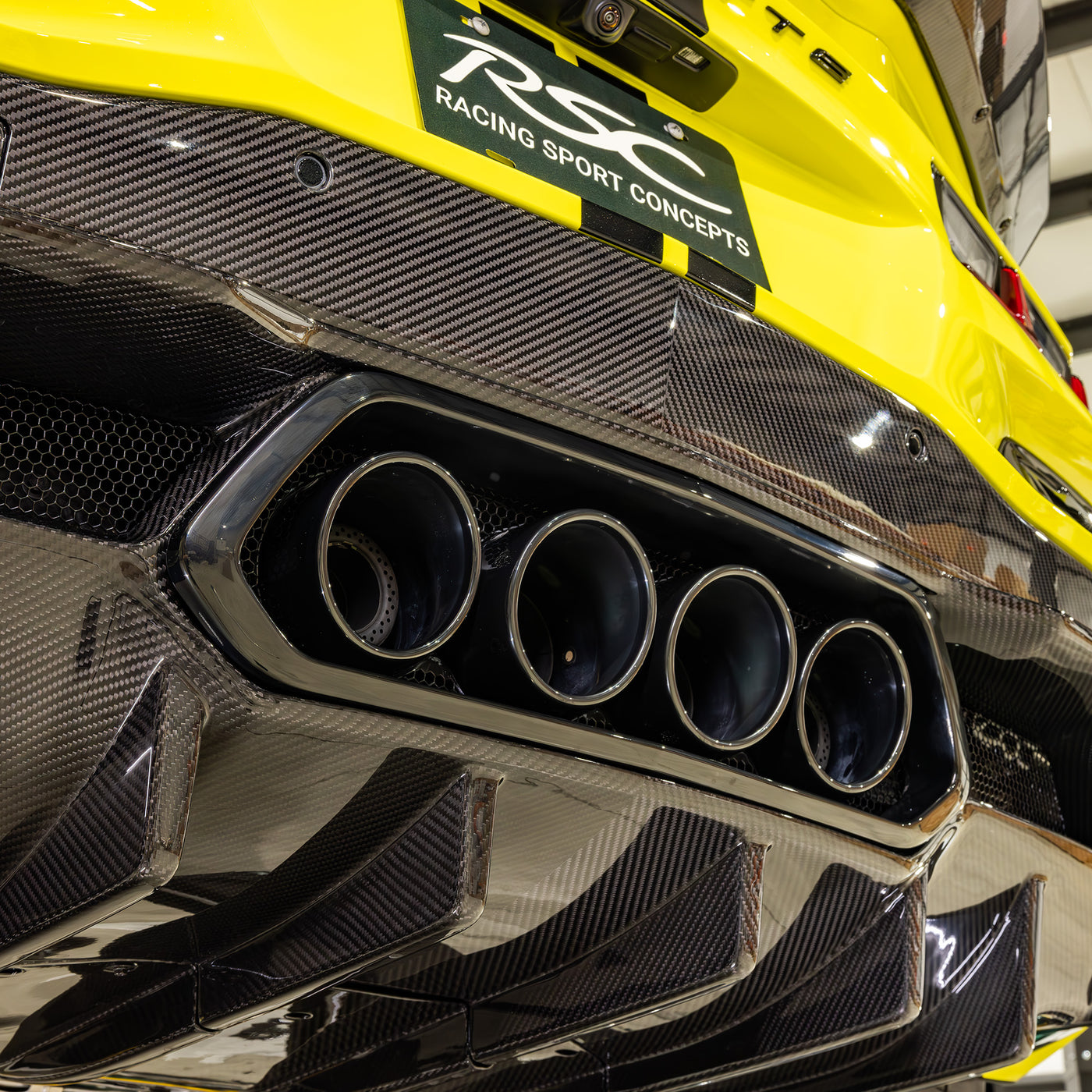 GTZ Z06 2 Piece Rear Diffuser Package | Carbon Fiber | Corvette C8 Z06 Coupe & Convertible