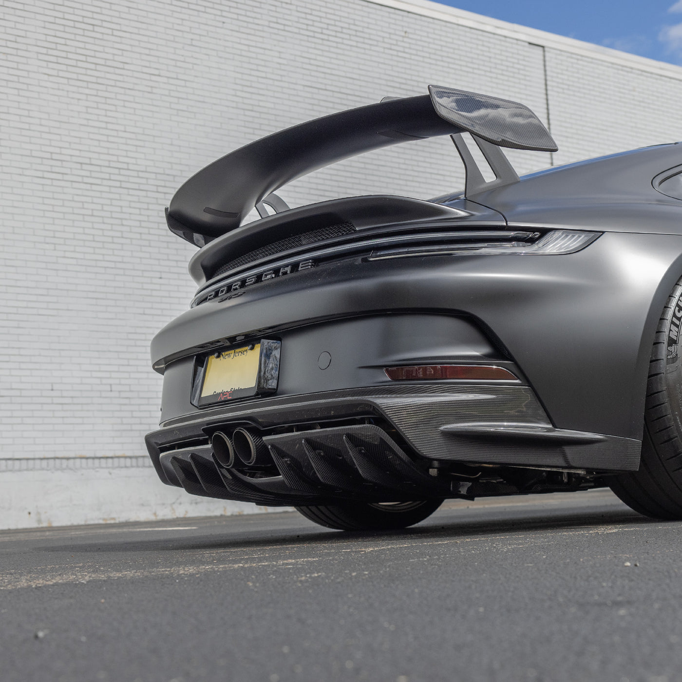 Porsche 992 GT3 Carbon Fiber Rear Diffuser by Racing Sport Concepts