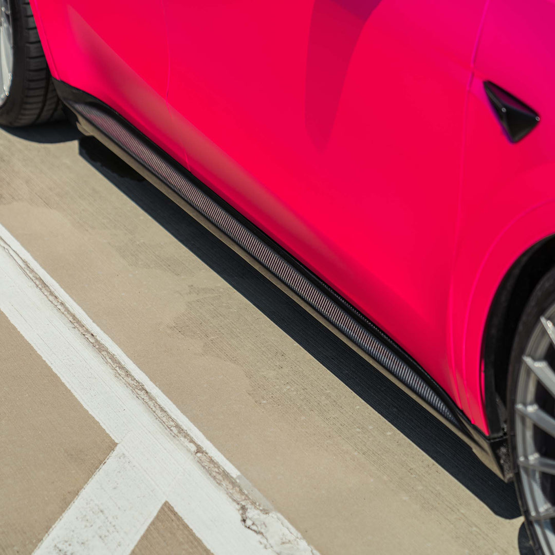 RSC Tesla Model Y Carbon Fiber Side Skirts