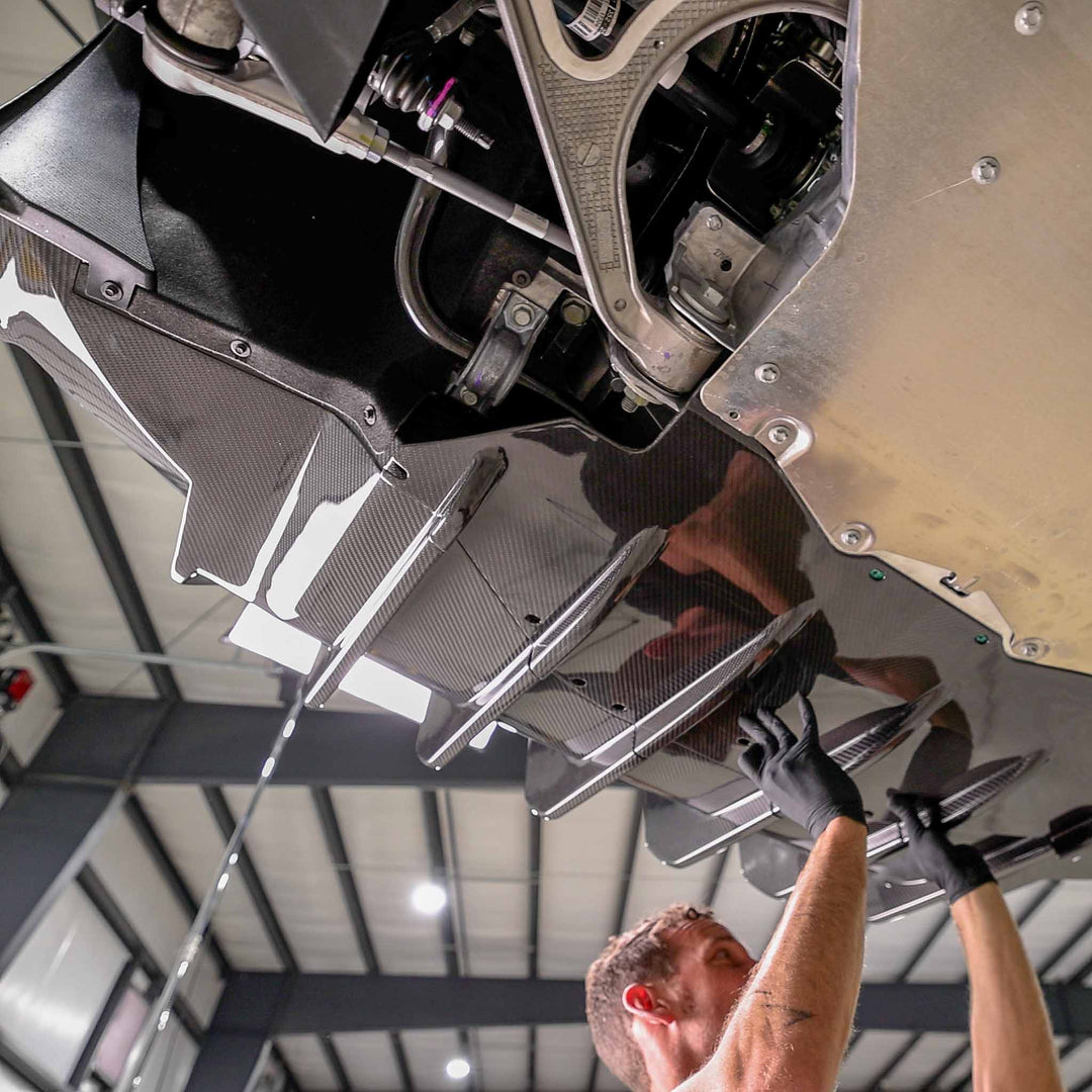 RSC Corvette C8 ST Rear Diffuser Installation Photo