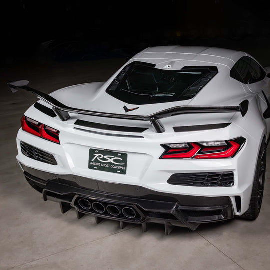 RSC 3 Piece Spoiler Hole Cover Kit Carbon Fiber