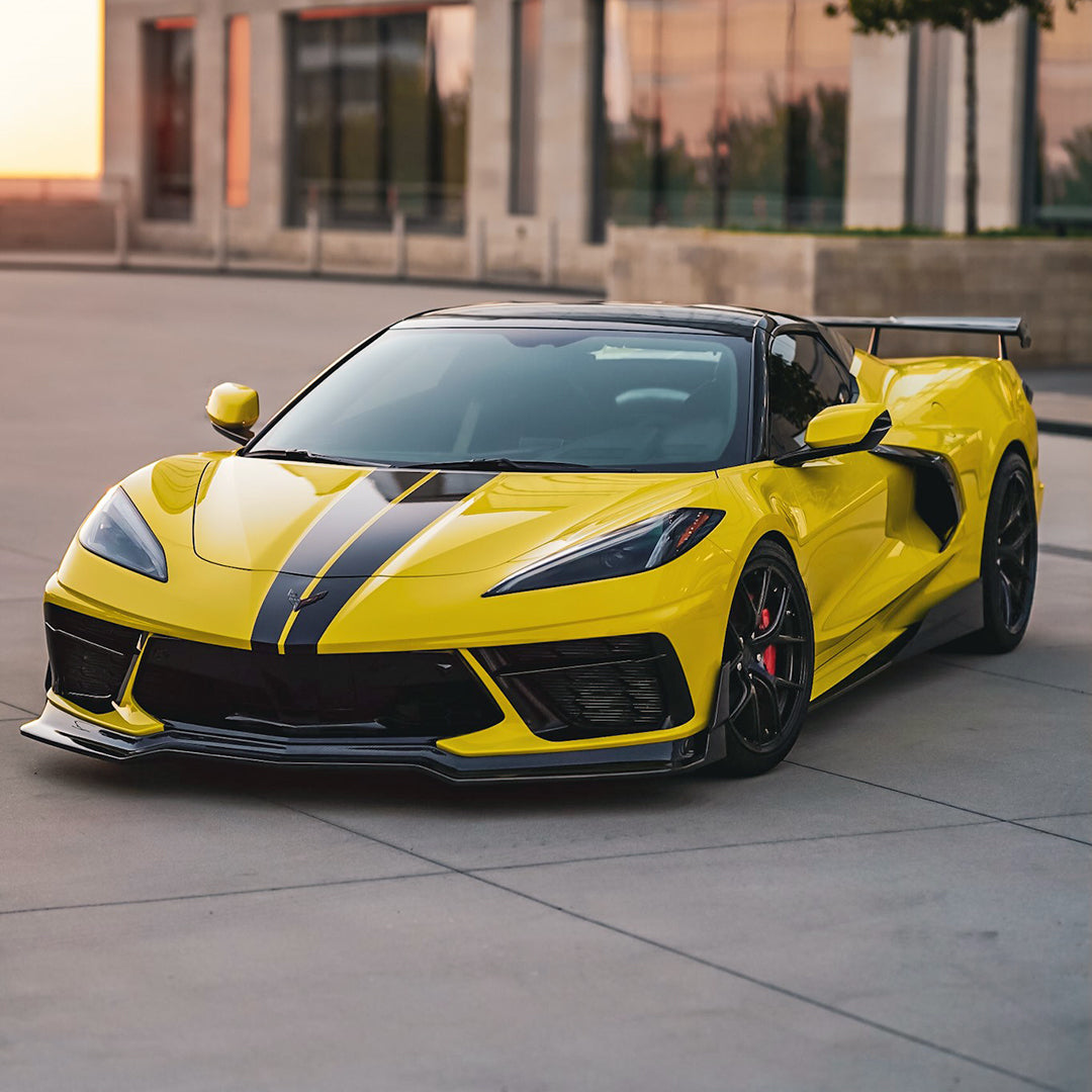 St Carbon Fiber Side Skirts For Corvette C8 - Limited Production