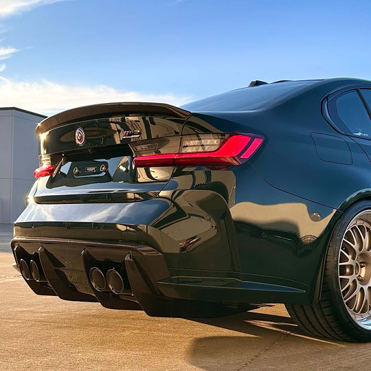 BMW G80 M3 RSC Carbon Fiber Rear Decklid Spoiler 