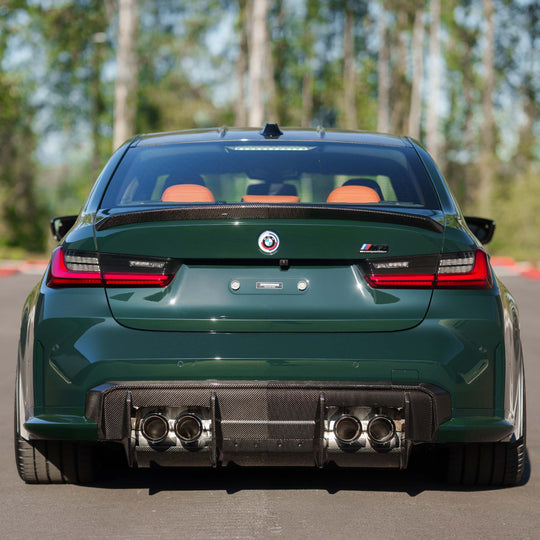 BMW G80 M3 RSC Carbon Fiber Rear Decklid Spoiler 