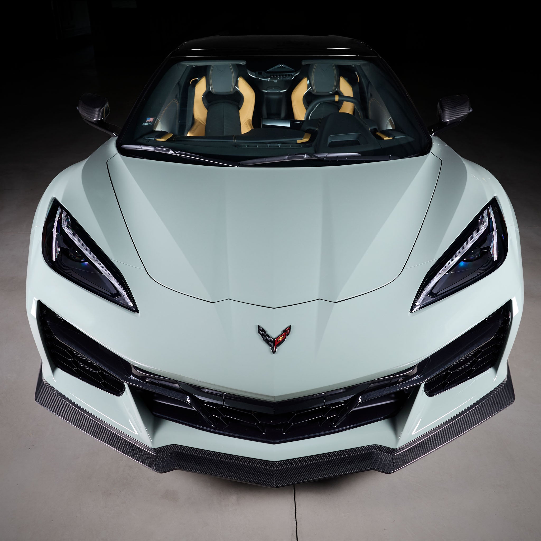 Racing Sport concepts フロントリップ C8 Z06 Carbon Fiber Front Splitter | Corvette C8 Z06 3-Piece
