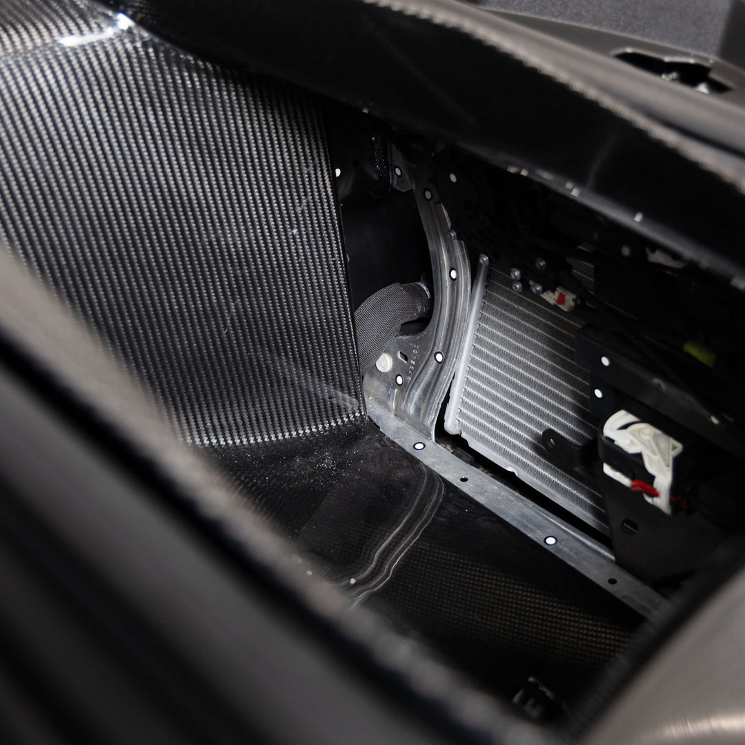 Functional Frunk &amp; Frunk Duct | Carbon Fiber | Corvette C8 Stingray, Z06, and Grandsport