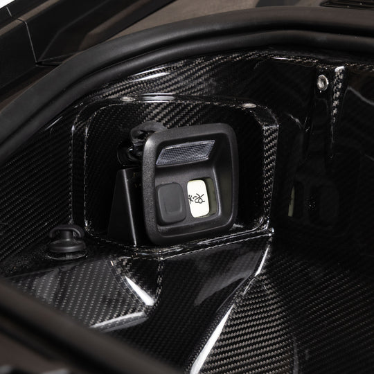 Functional Frunk &amp; Frunk Duct | Carbon Fiber | Corvette C8 Stingray, Z06, and Grandsport