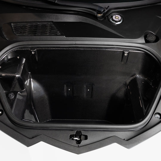 Functional Frunk &amp; Frunk Duct | Carbon Fiber | Corvette C8 Stingray, Z06, and Grandsport