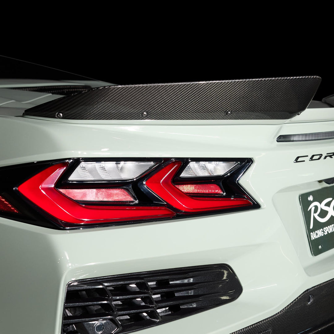 C8 Corvette Z06 Carbon Fiber Wicker Bill Extensions