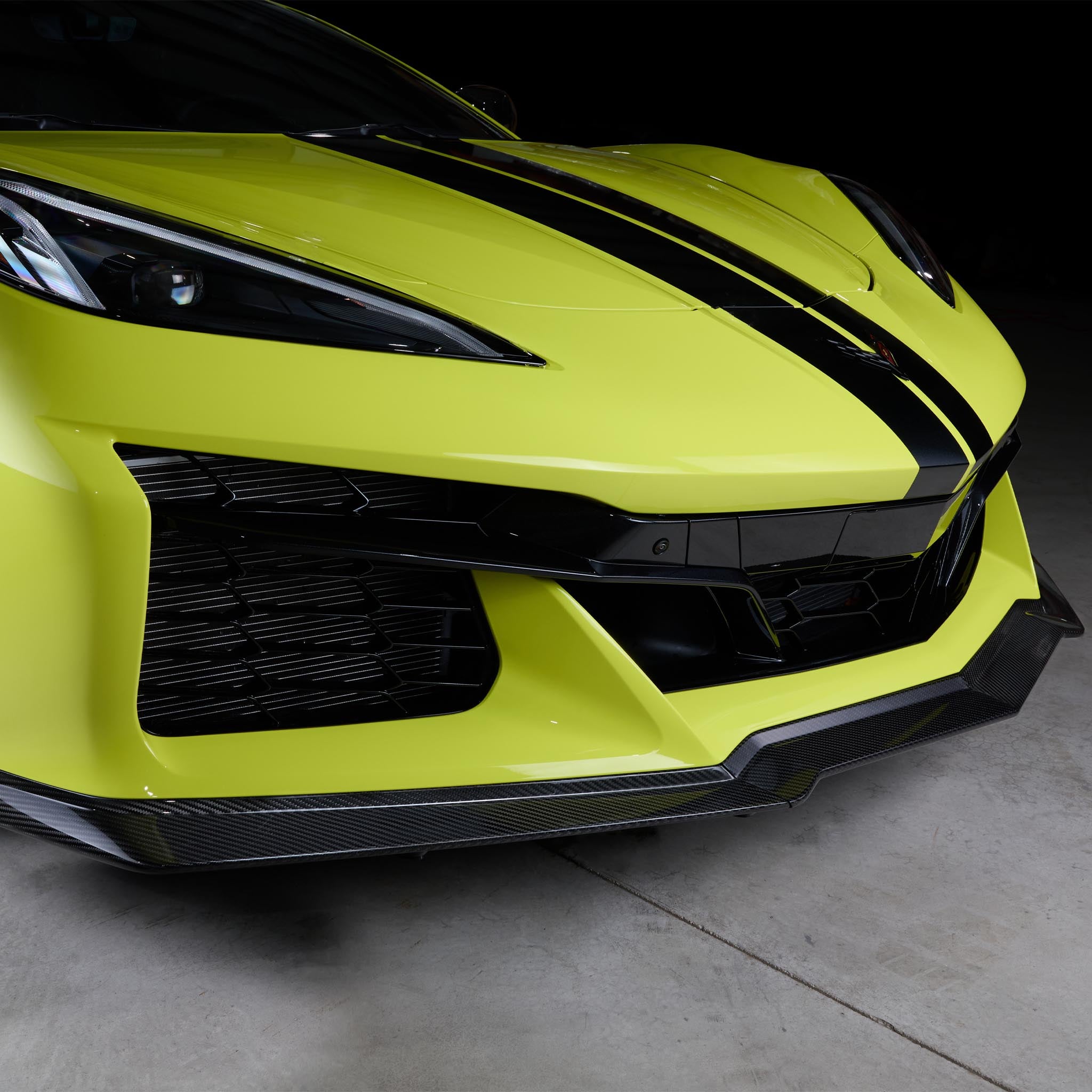 C8 Z06 Carbon Fiber Front Splitter | Corvette C8 Z06 3-Piece