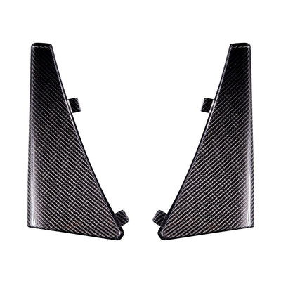 Product shot of rear RSC Carbon Fiber Mud Guard for C8 Corvette 