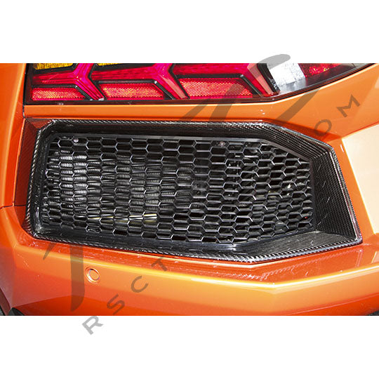 Lamborghini Aventador Carbon Fiber Rear Outlet Surrounds Left