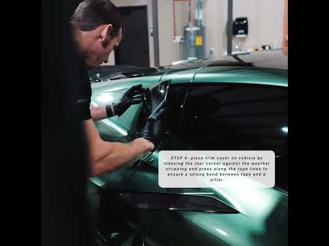 Install Instructions for Corvette C8 B Pillar Trim Cover. 